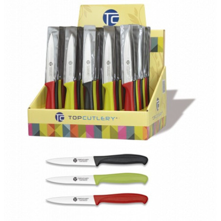 Expositor 48 pzas cuchillos mesa 10 cm