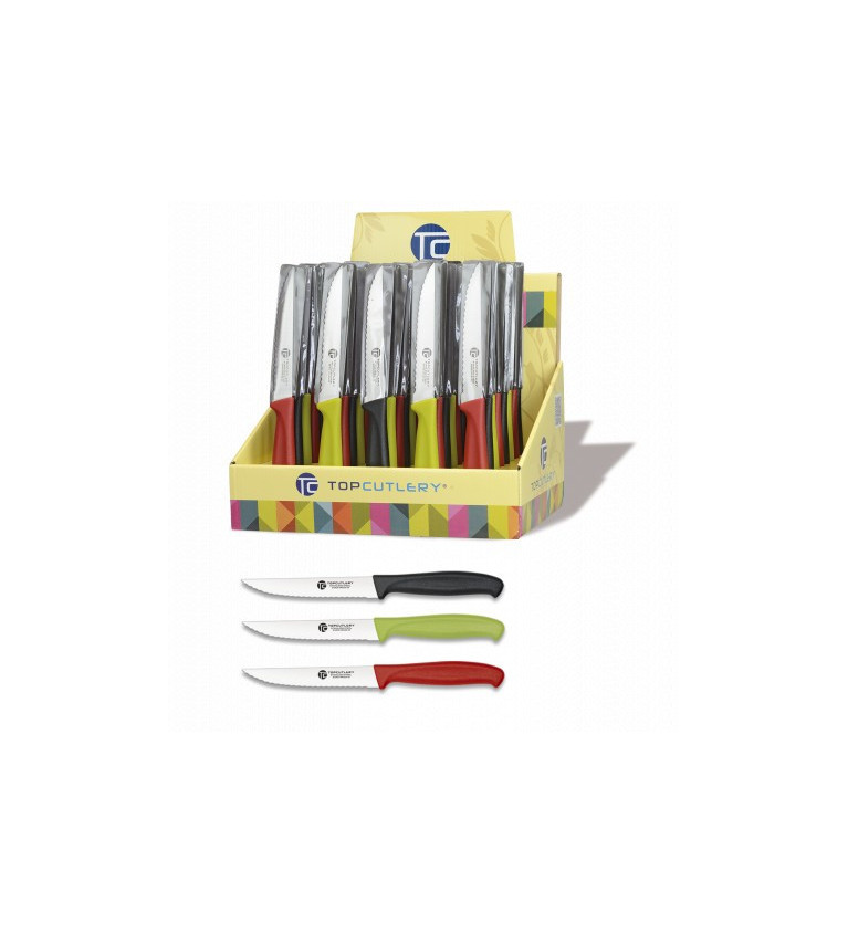 Expositor 48 pz cuchillos mesa 11.5 cm