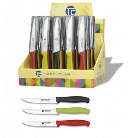 Expositor 48 pz cuchillos mesa 11.5 cm