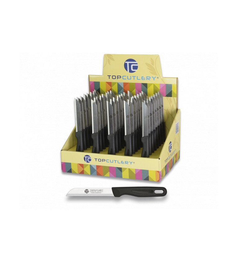Exp. 40 pz. cuchillo Top Cutlery negro