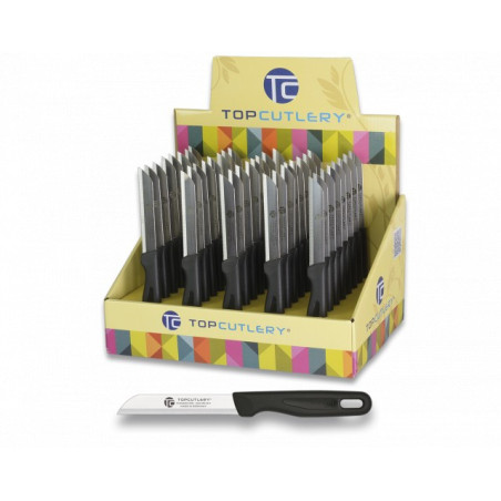 Exp. 40 pz. cuchillo Top Cutlery negro