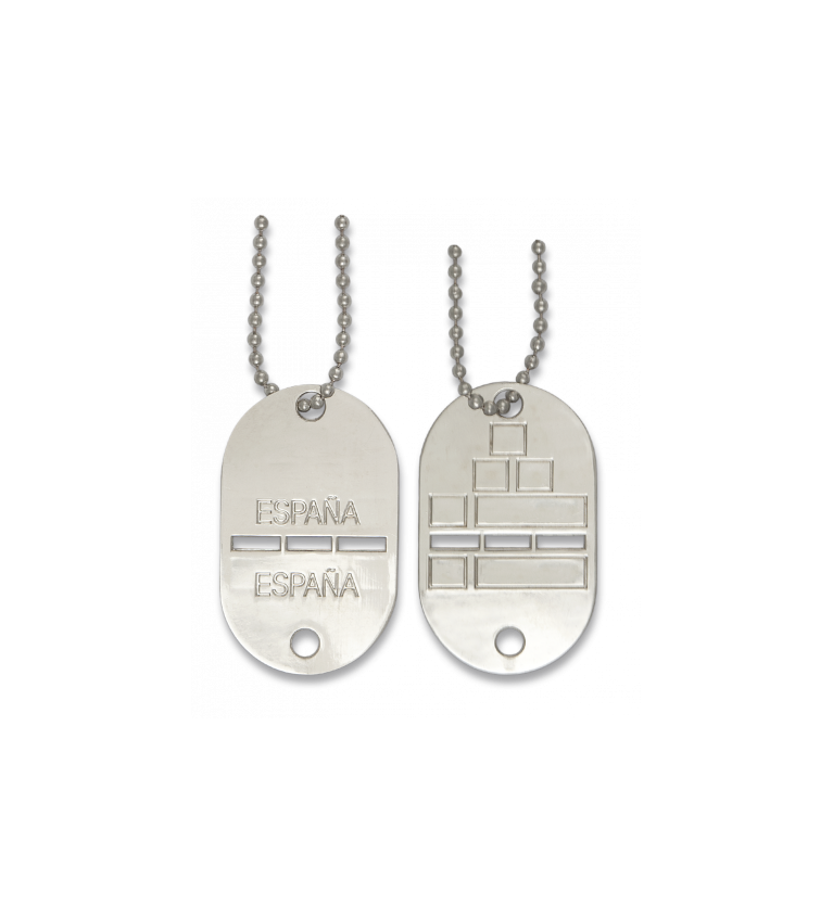 Chapa IDENTIFICACION ESPAÑOLA