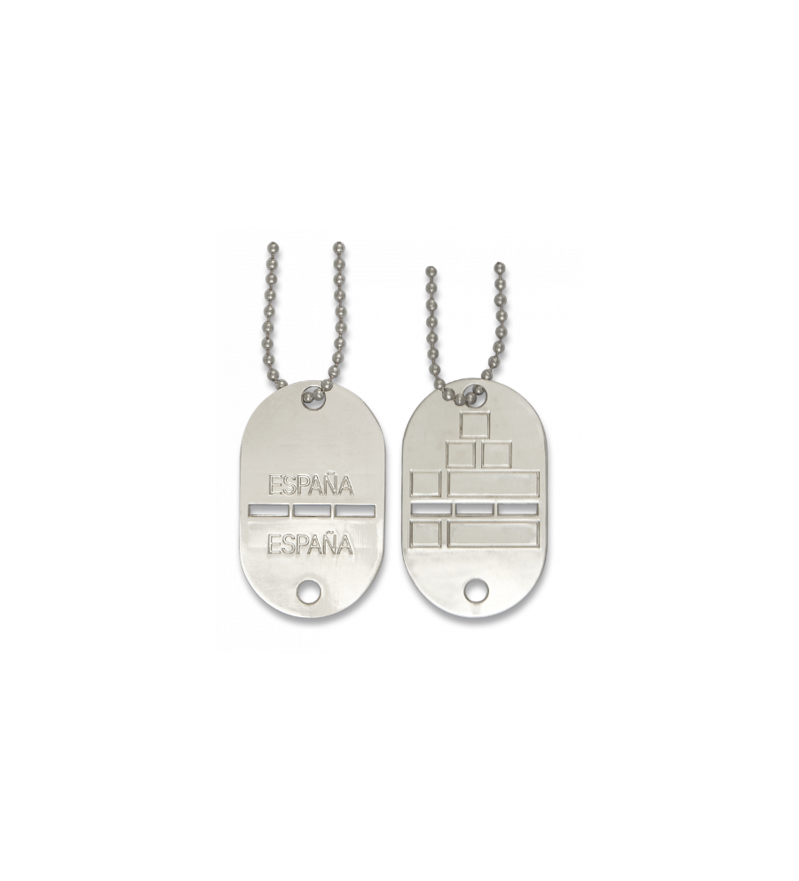 Chapa IDENTIFICACION ESPAÑOLA