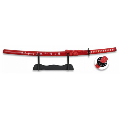 katana tole10 roja. con peana