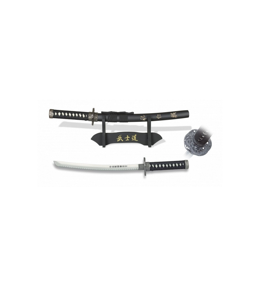 Katana TOLE10. Peana. Hoja 28 cm