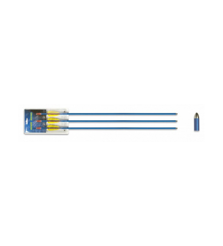 Set 3 flechas aluminio. 29"