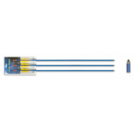 Set 3 flechas aluminio. 29"