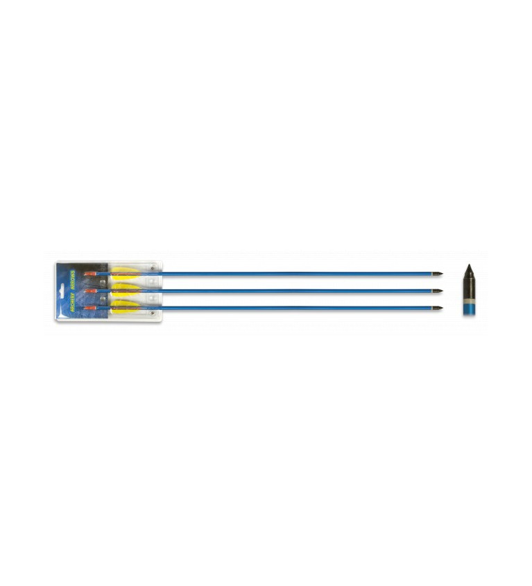 Set 3 flechas aluminio. 30"