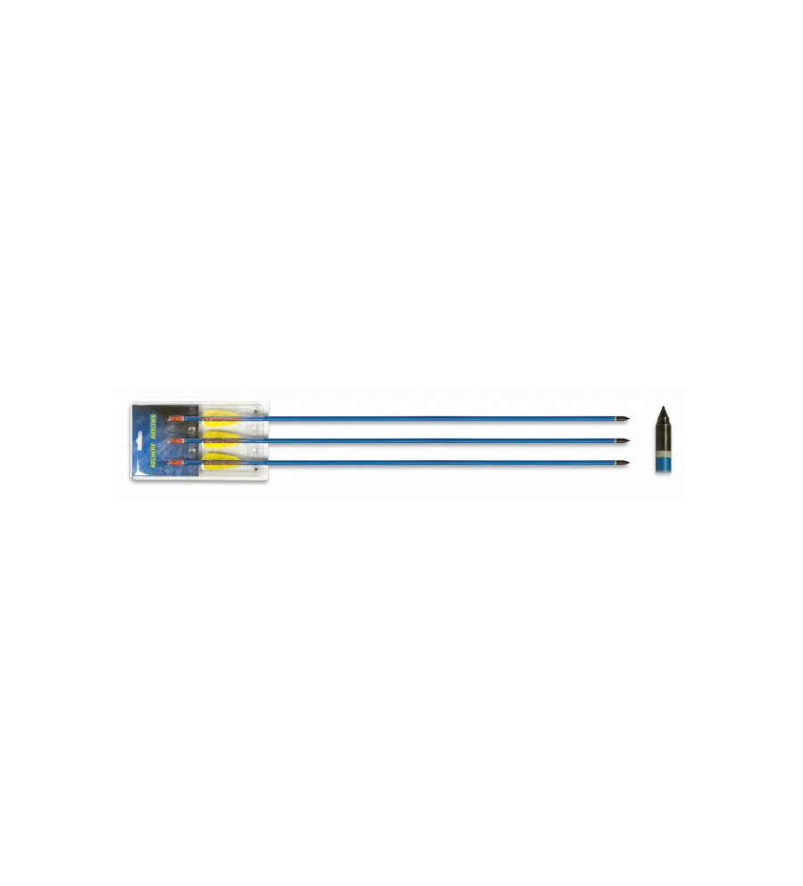 Set 3 flechas aluminio. 30"