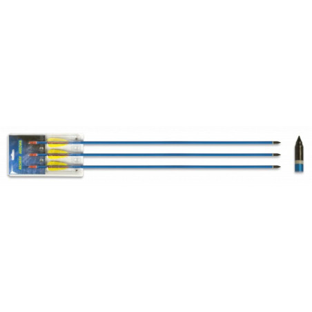 Set 3 flechas aluminio. 30"