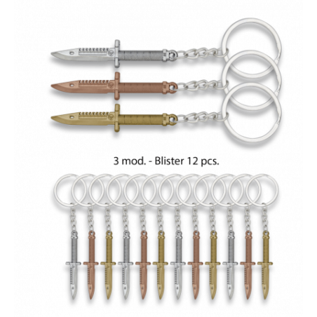 Llavero cuchillo Blister 12 pzs