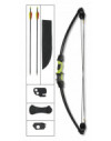 arco poleas negro / verde. 12 LBS