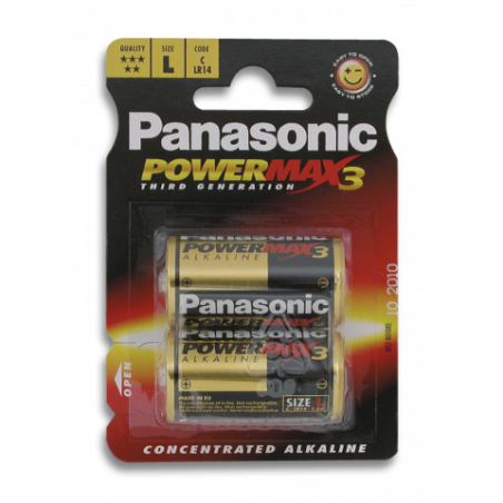 SUPERPILA  LR14 ALCALINA- (pack 2 pilas)