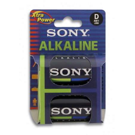 SUPERPILA ALCALINA LR-20 (pack 2 pilas)