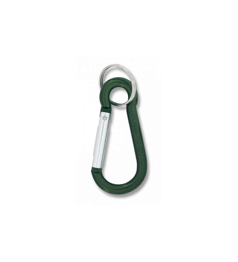 Mosqueton 8 cm. VERDE. Blister: 12 u.