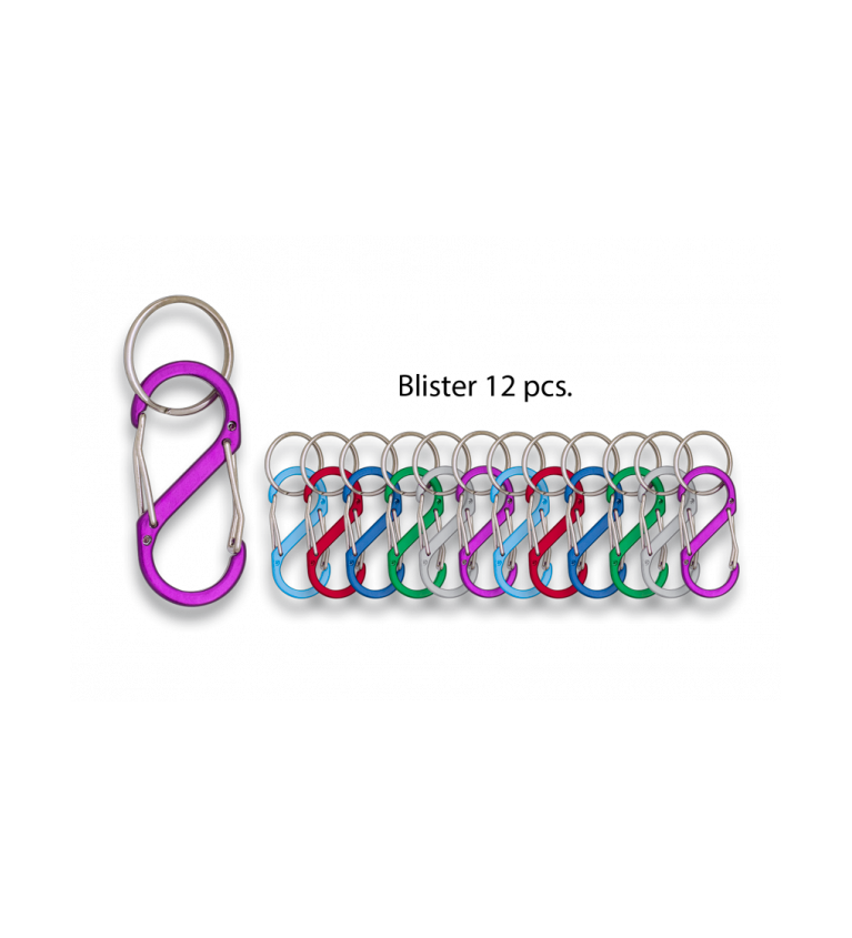 Mosqueton forma 8 de colores de 5 cm