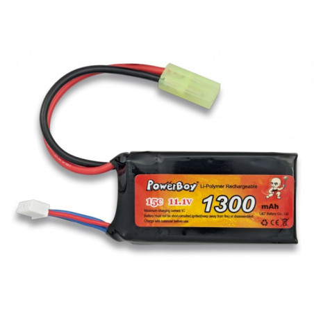 LIPO 11.1 V 1300MA 15C 68x35x21 mm