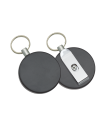 Llavero extensible Negro ABS diam. 5cm
