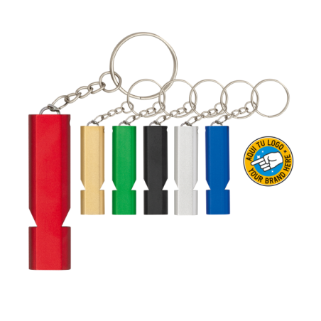 Llavero-silbato colores surtidos