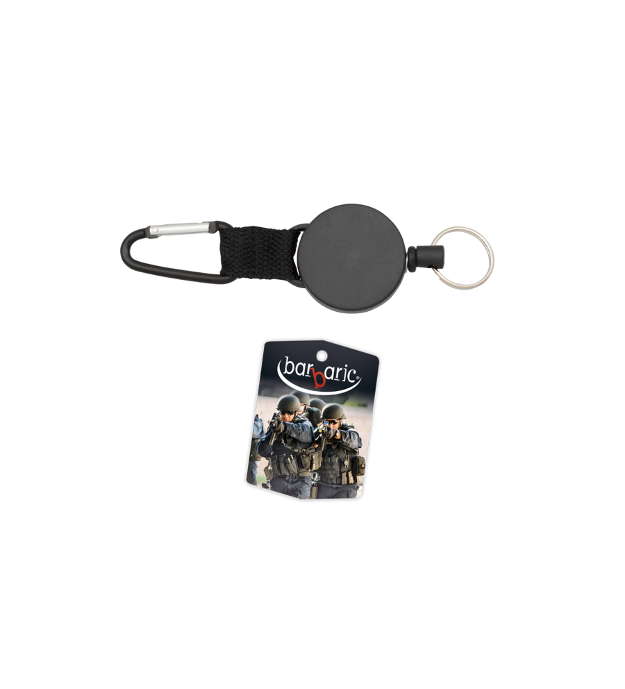 Llavero extensible con mosquetón