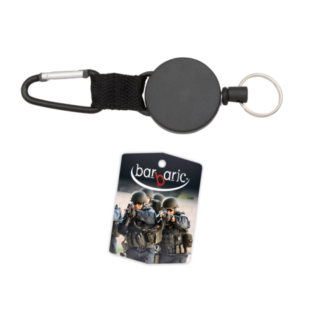 Llavero extensible con mosquetón