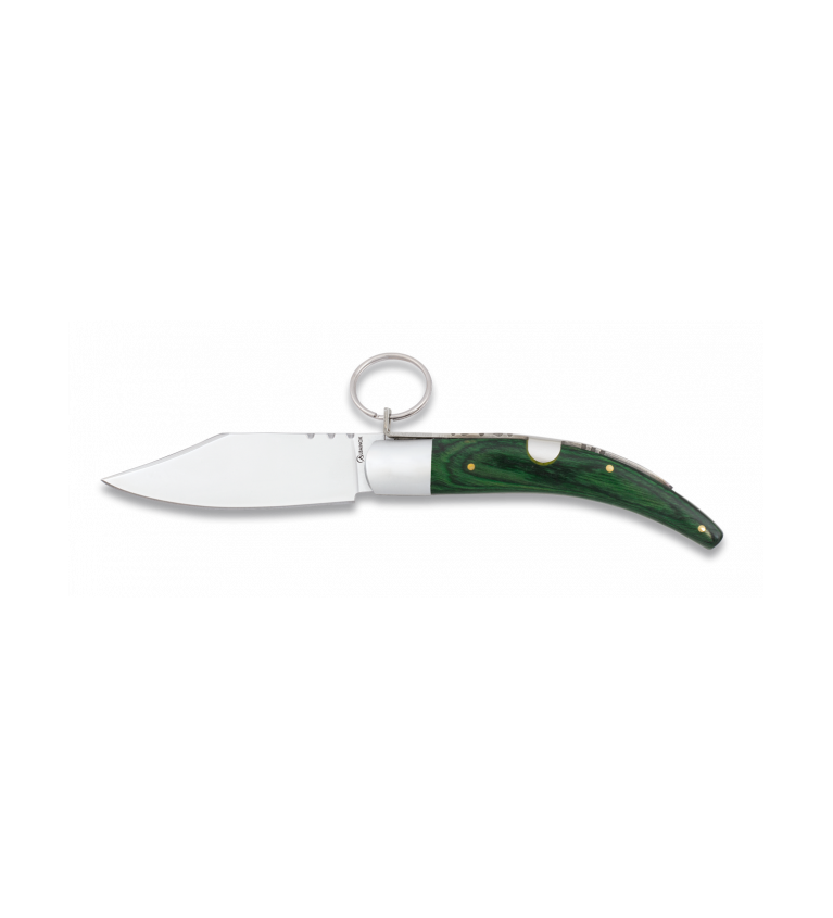 navaja virola acero. Stamina verde