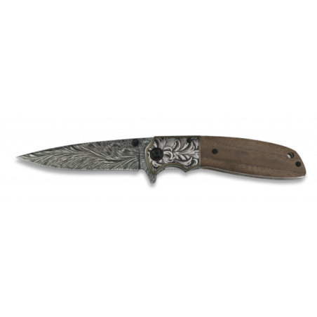 Navaja Albainox impresa. Hoja: 9.6cm