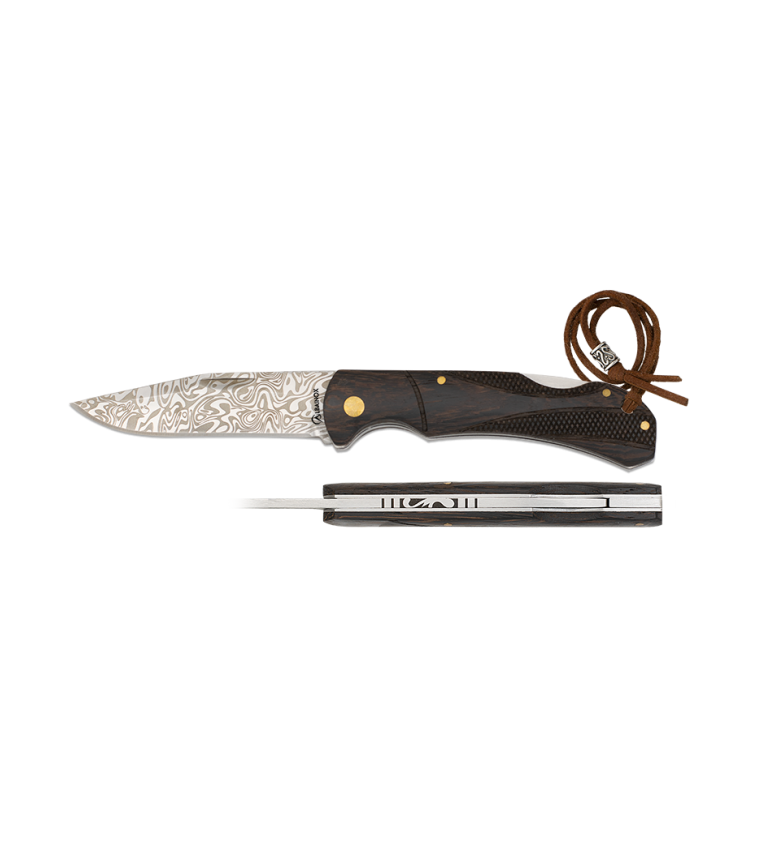 navaja albainox madera decorada 8.5cm