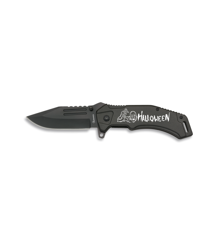 navaja Albainox negra. hoja 9 cm