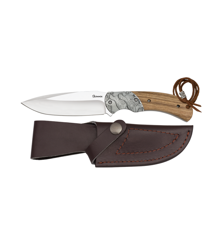 Cuchillo caza Albainox madera virola Per