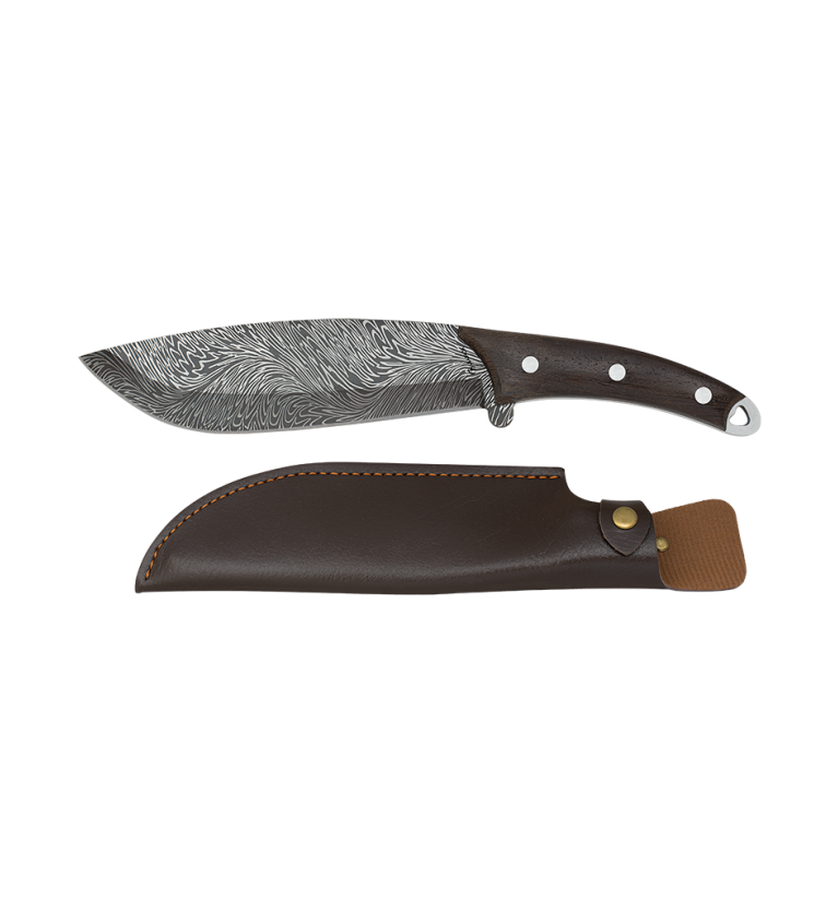 cuchillo pluma "leaf printing" H: 20 cm