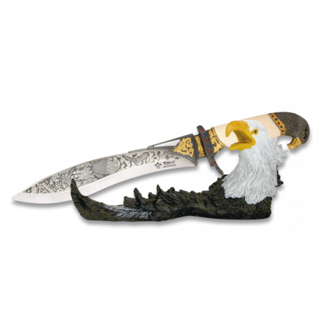 Cuchillo TOLE10 Decoracion.Resina.27 cm