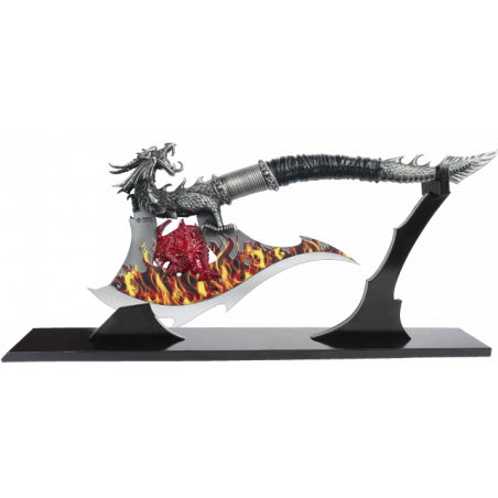 hacha Tole10 fantasia con peana.