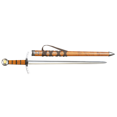 Espada marrón Tole 10 Cruz Templaria