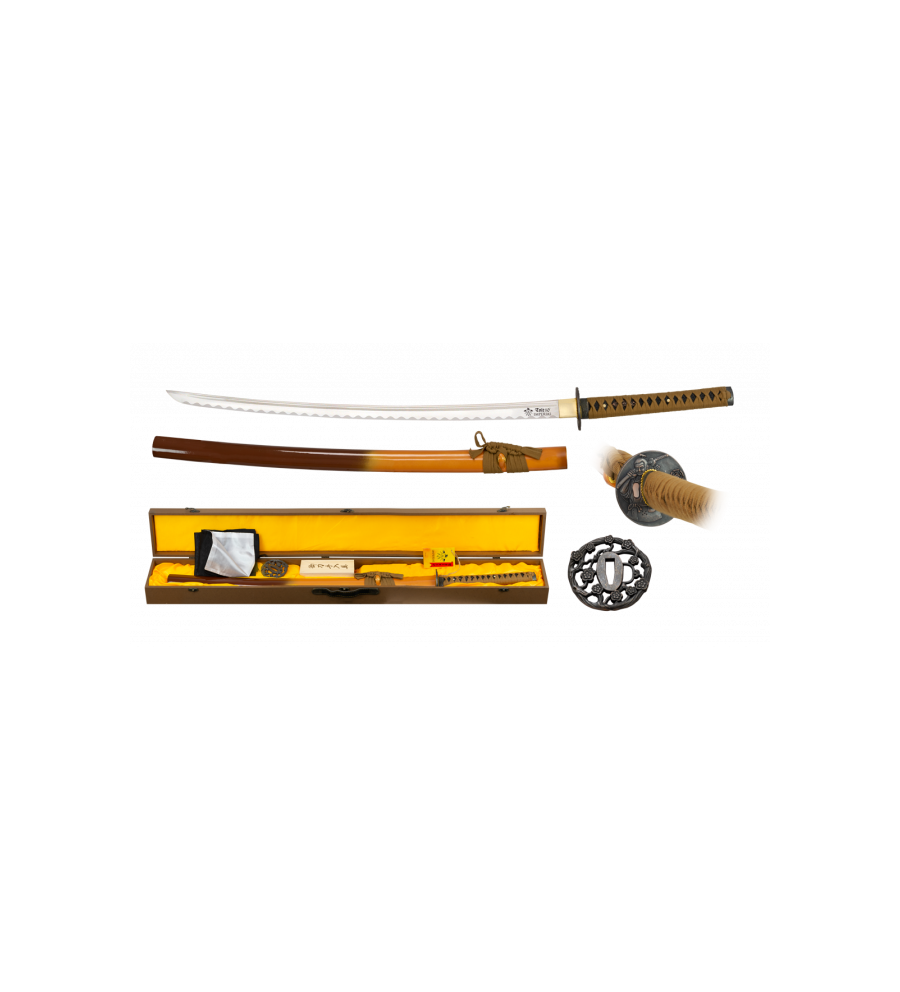 Katana Acero carbono. h: 72 cm