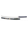 katana tole10.negra. Peana. 69 cm