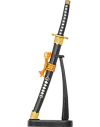 Mini Katana negra c/ peana
