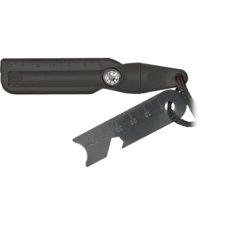 Pedernal Negro c/ brújula y silbato