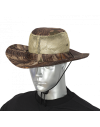 sombrero con rejilla. camo marron