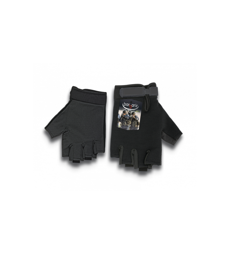 Guantes cortos Barbaric Negros
