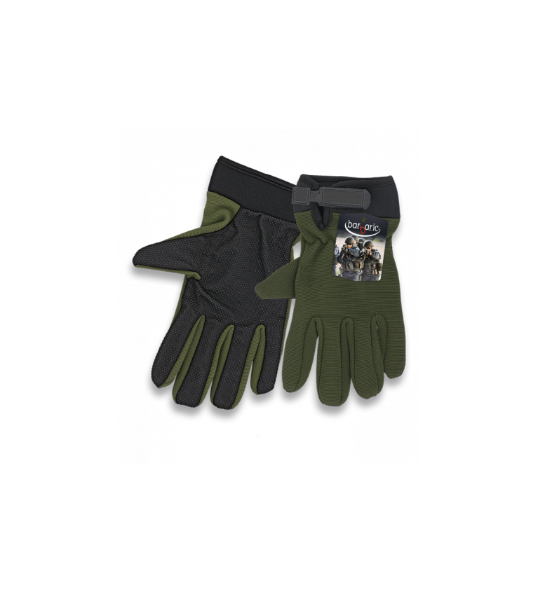 Guantes Verdes Barbaric largo