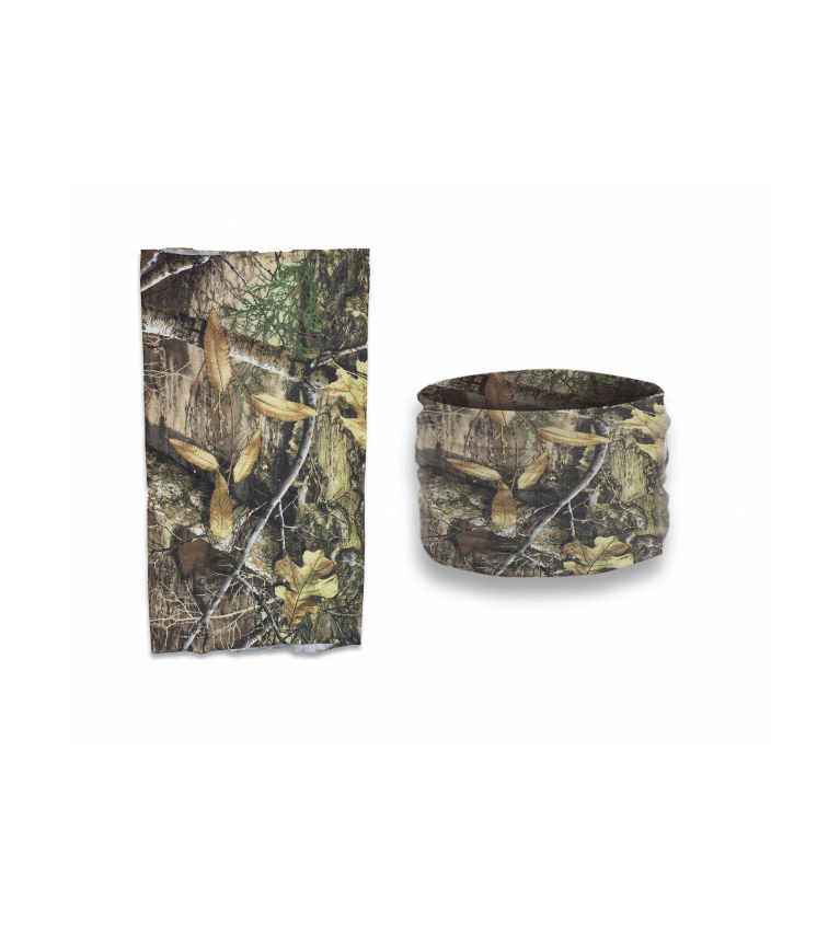 Braga cuello fina camuflaje ramas