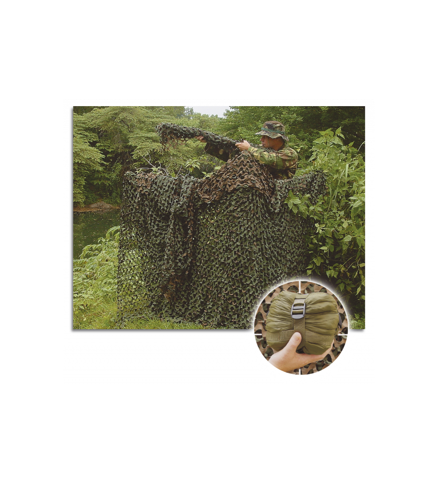 Red CAMOSYSTEM. Camo Verde. 6 x 2.4 m