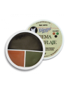 Pintura camuflaje. Tarro 3 colores. 30g