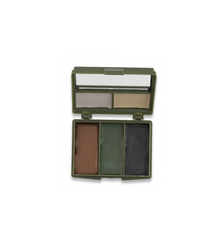 Pintura camo dos caras con espejo. camo.