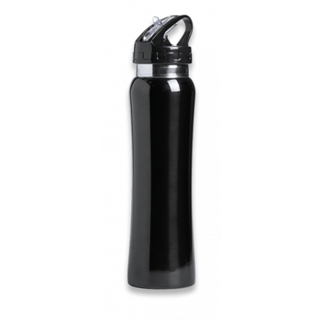 Bidon negro 800 ml facil apertura