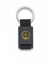 Llavero rectangulo negro + cinta negra