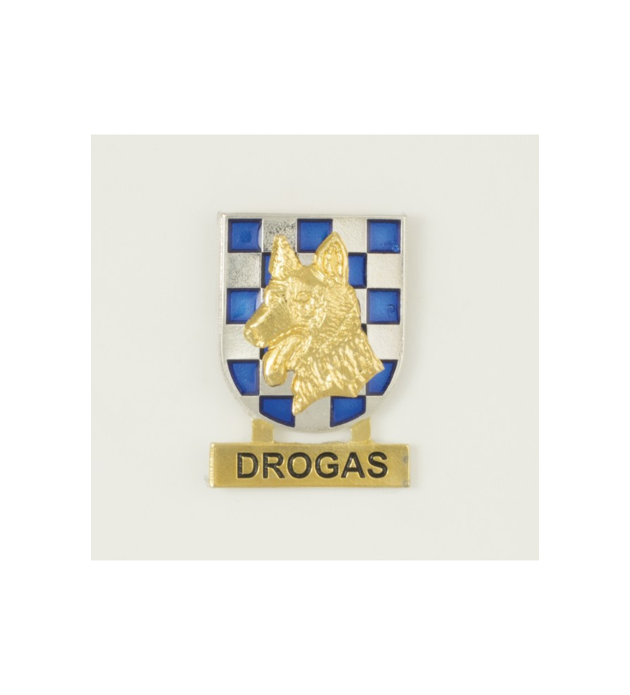Distintivo guias canino DROGAS