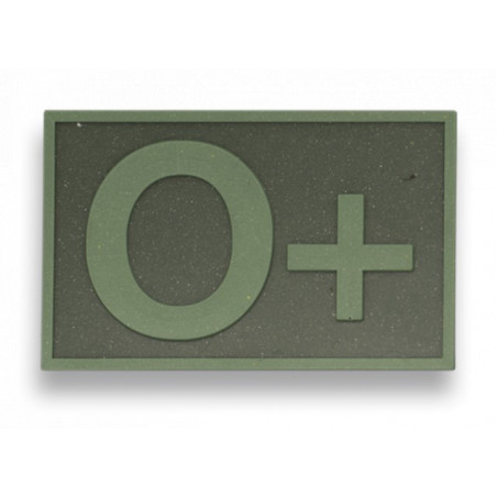 parche goma ( 0 + ) Verde. (5.4 x 3.4 cm