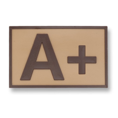 Parche Táctico goma ( A + ) TAN.